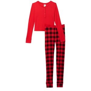 VS PINK Long Thermal Pajama Set